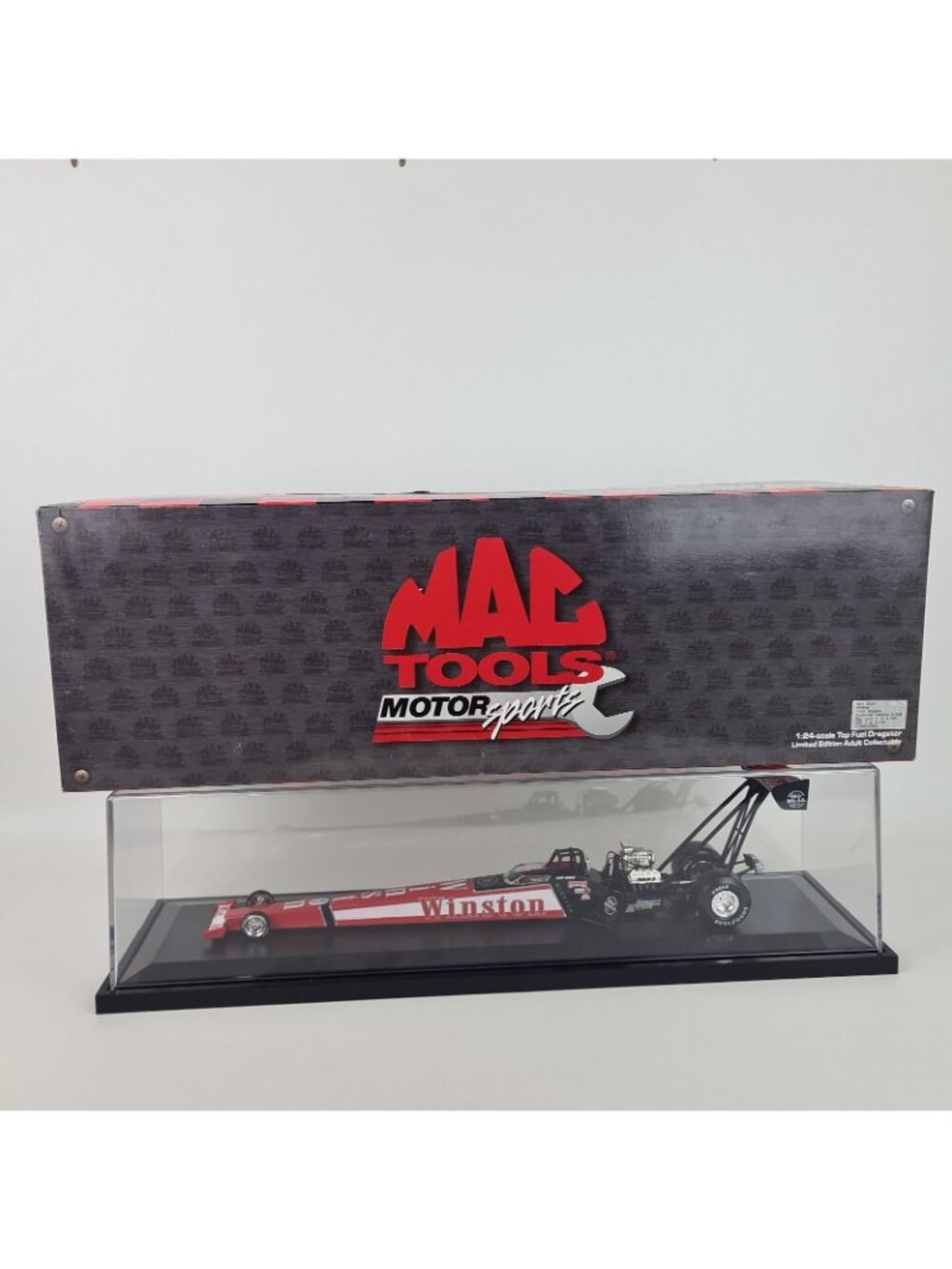 Action 1:24 Red Winston Racing Gary Scelzi 1998 Dragster Collectable 23350 - Picture 10 of 11